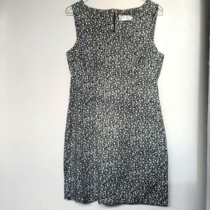 CDC Petites 10P short shift dress EUC tiny floral print